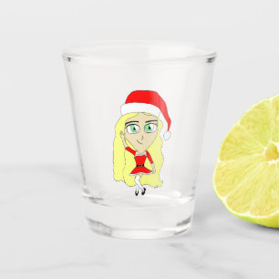 Verre A Shot Chibi de Noël
