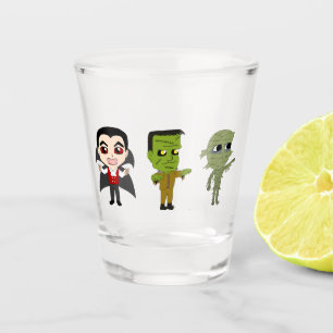 Verre A Shot Chibi vampire, monstre et maman