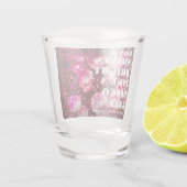 Verre A Shot Chic rose rétro boules Disco Mariage nouvellement (Dos)