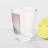 Verre A Shot Chic Silver & Rose Gold Parties scintillant 40e an (Droite)