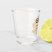 Verre A Shot Chic tendance Gold Smudge Bridesmaid Proposition (Gauche)