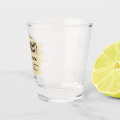 Verre A Shot Chic tendance Gold Smudge Bridesmaid Proposition (Droite)