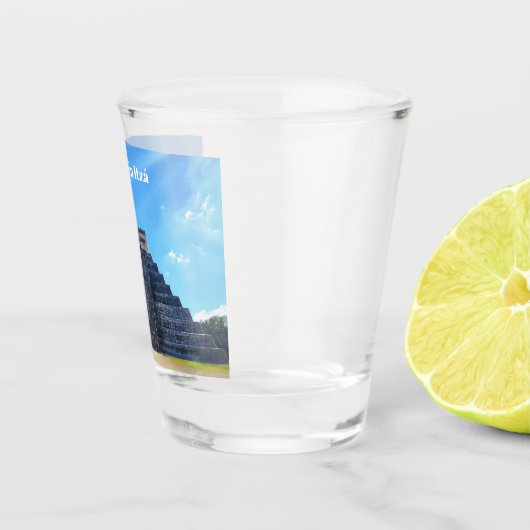 Verre A Shot Chichén Itzá Mexico Souvenir (Droite)