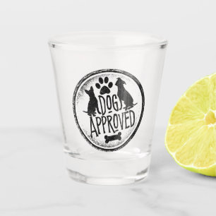 Verre A Shot Chien approuvé
