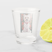 Verre A Shot Chien de Noël (Dos)