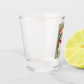 Verre A Shot Chien de Noël festif (Gauche)