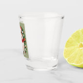 Verre A Shot Chien de Noël festif (Droite)