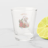 Verre A Shot Chien drôle (Dos)