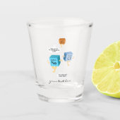 Verre A Shot Chimie Éléments de tableau périodique Enseignant p (Devant)