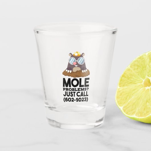 Verre A Shot Chimie - Problèmes de mole (Devant)
