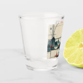 Verre A Shot Chinese Watercolor (Gauche)