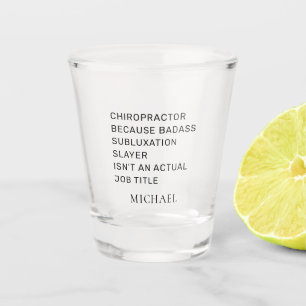 Verre A Shot Chiropraticien Parce Que Subluxe Couche Personnali