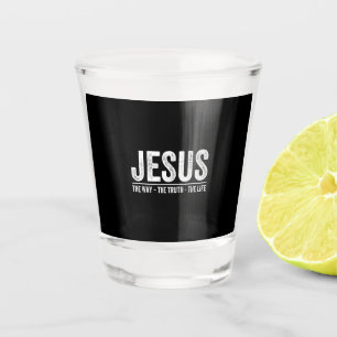 Verre A Shot Christ Jésus Le Chemin. La Vérité. La Vie Bénie