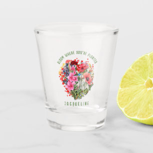 Verre A Shot Christian BLOOM OÙ VOUS ÊTES PLANTÉ Plante Floral