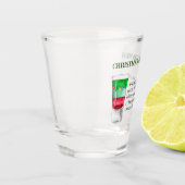 Verre A Shot Christmas Shot Drink Recette Fête Fête (Gauche)