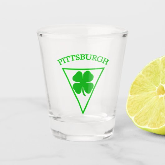Verre A Shot Chuck de Pittsburgh (Devant)