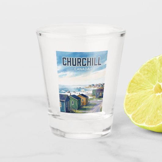 Verre A Shot Churchill Canada (Devant)