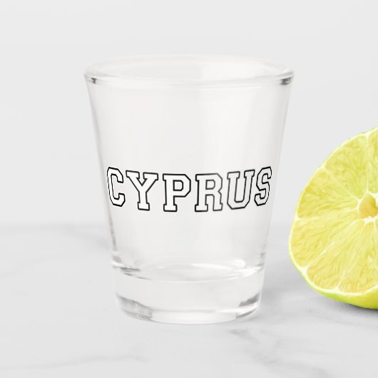 Verre A Shot Chypre (Devant)