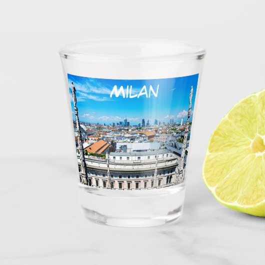 Verre A Shot Ciel de Milan (Devant)