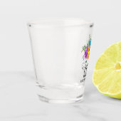 Verre A Shot Cinquante' Bright & Bold Floral 50e anniversaire (Gauche)