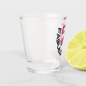 Verre A Shot cinquante-cinquième Rose Girly de célébration de (Gauche)