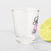 Verre A Shot Cinquantième anniversaire 50 et la typographie fab (Gauche)