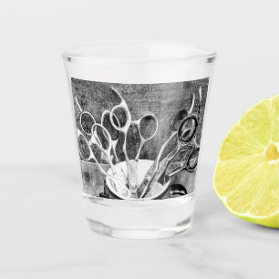 Verre A Shot Ciseaux pour stylistes de cheveux - Outils du comm
