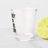 Verre A Shot Citation amusante de Sober (Droite)