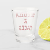 Verre A Shot Citation amusante de Tequila et Tacos (Dos)