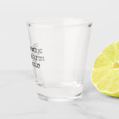 Verre A Shot Citation bourrée drôle | Vodka (Droite)