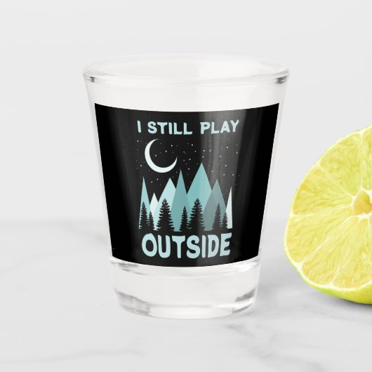 Verre A Shot Citation de camping (Devant)