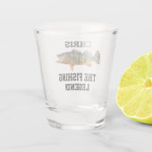 Verre A Shot Citation de pêche de la basse de pêche Funny Peaco (Dos)