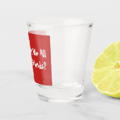 Verre A Shot Citation d'inspiration rouge (Droite)