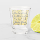 Verre A Shot Citron Jaune Moderne Amusant mignon (Dos)