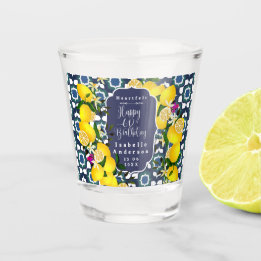 Verre A Shot Citron Méditerranée 60ème Marine