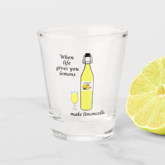 Verre A Shot Citrons en Limoncello (Devant)