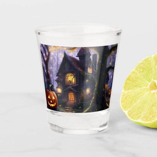 Verre A Shot citrouille/automne/automne/Halloween (Devant)
