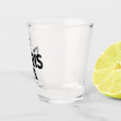 Verre A Shot City of Lights: Bold Paris Typography Art (Droite)