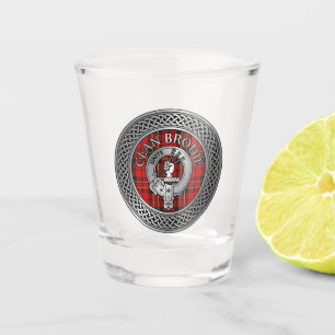 Verre A Shot Clan Brodie Crest & Tartan Knot