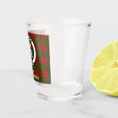Verre A Shot Clan Cumming Crest Badge et Tartan (Droite)