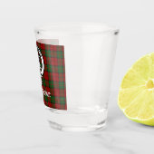 Verre A Shot Clan Dunbar Tartan & Crest Badge (Droite)