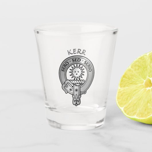 Verre A Shot Clan Kerr Crest (Devant)