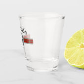 Verre A Shot Clan Morrison (Edit) Crest & Tartan (Droite)