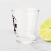 Verre A Shot Classe de 2025 Graduation Purple Custom Graduate (Droite)