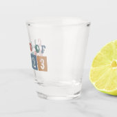 Verre A Shot Classe rétrospective de 2023 Diplôme collégial Cad (Droite)