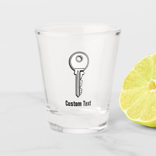 Verre A Shot Clé simple (Devant)