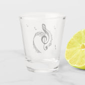 Verre A Shot Climactic G Clef Music (Dos)