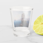 Verre A Shot Clipper voilier et Steamer années 1900 (Dos)