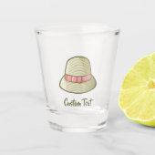 Verre A Shot Cloche Casquette jaune (Devant)
