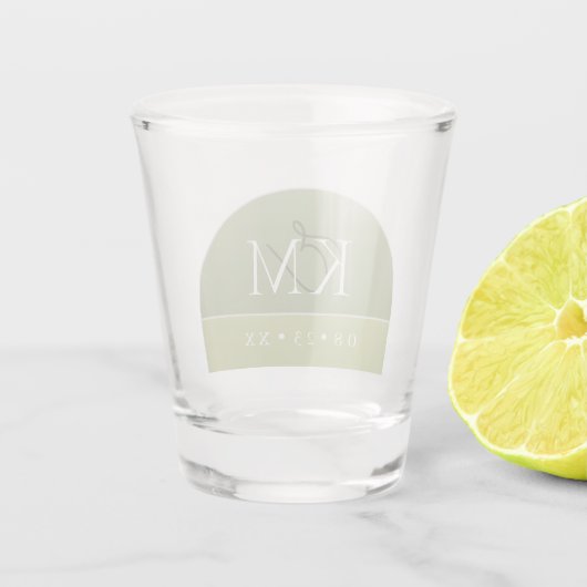 Verre A Shot Code Mariage couleur901 (Dos)